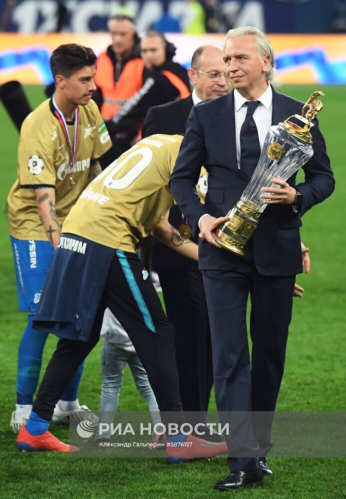 Футбол. Празднование чемпионства ФК "Зенит"