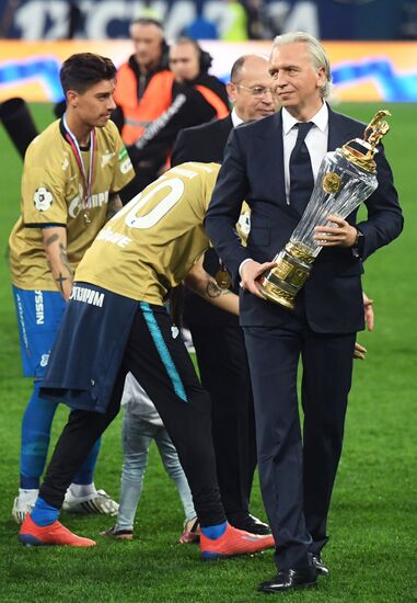 Футбол. Празднование чемпионства ФК "Зенит"