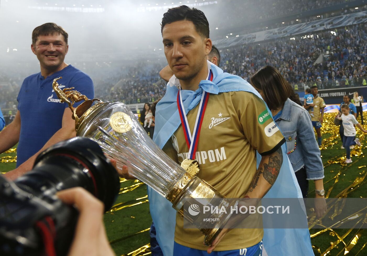 Футбол. Празднование чемпионства ФК "Зенит"