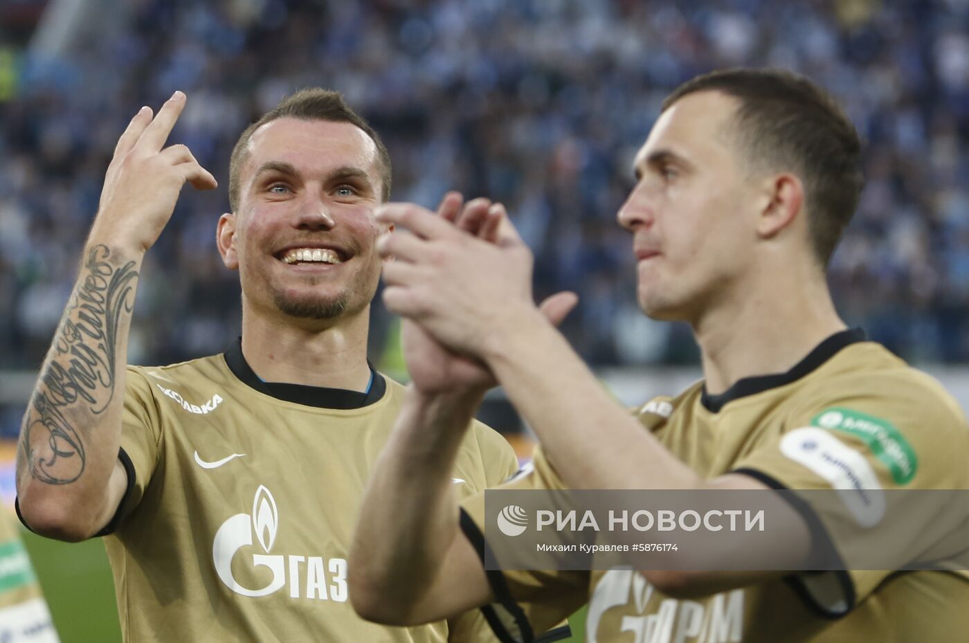 Футбол. Празднование чемпионства ФК "Зенит"