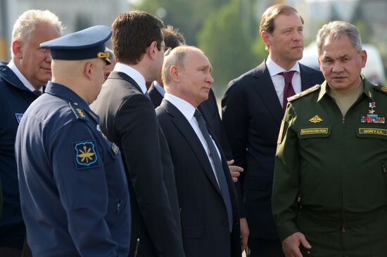 Рабочая поездка президента РФ В. Путина в Татарстан