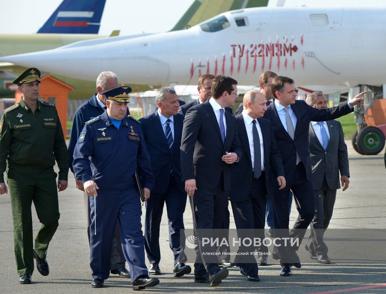 Рабочая поездка президента РФ В. Путина в Татарстан