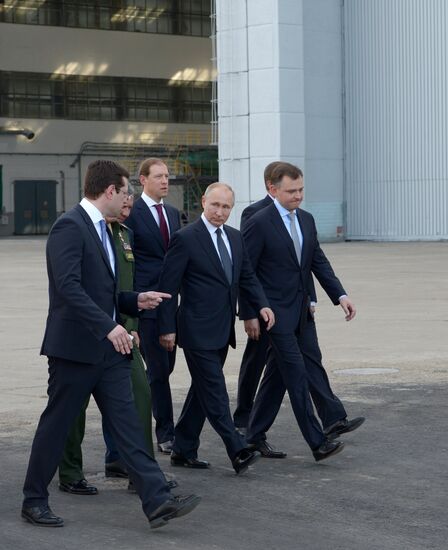 Рабочая поездка президента РФ В. Путина в Татарстан