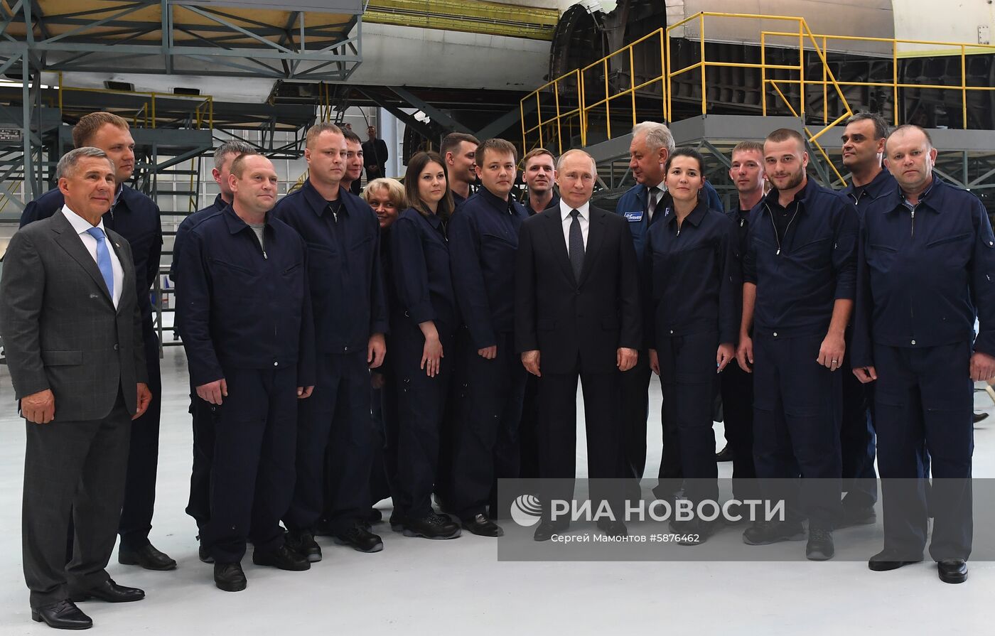 Рабочая поездка президента РФ В. Путина в Татарстан