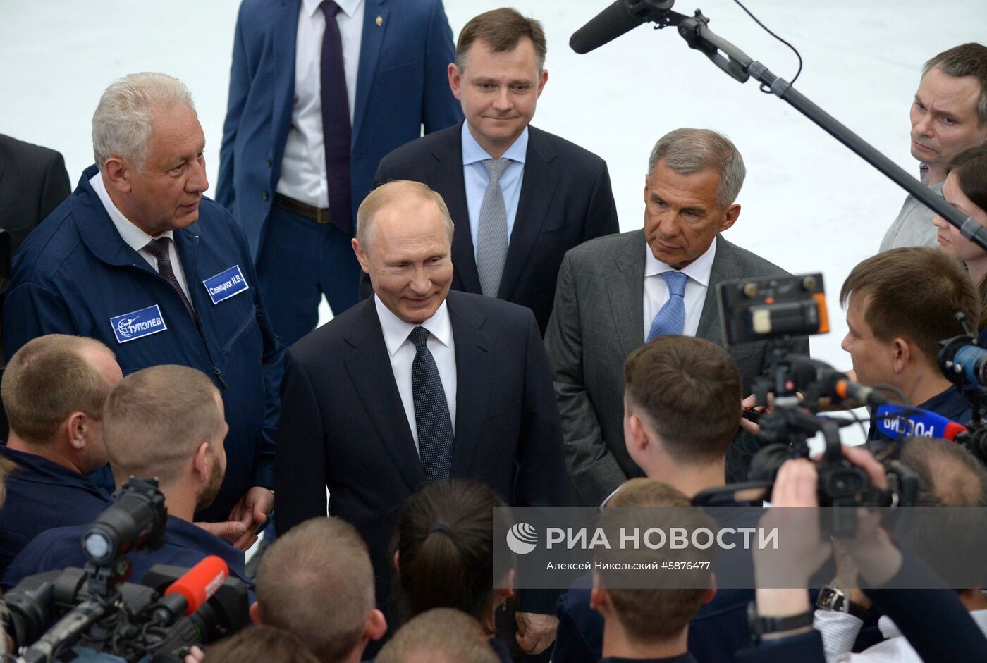 Рабочая поездка президента РФ В. Путина в Татарстан