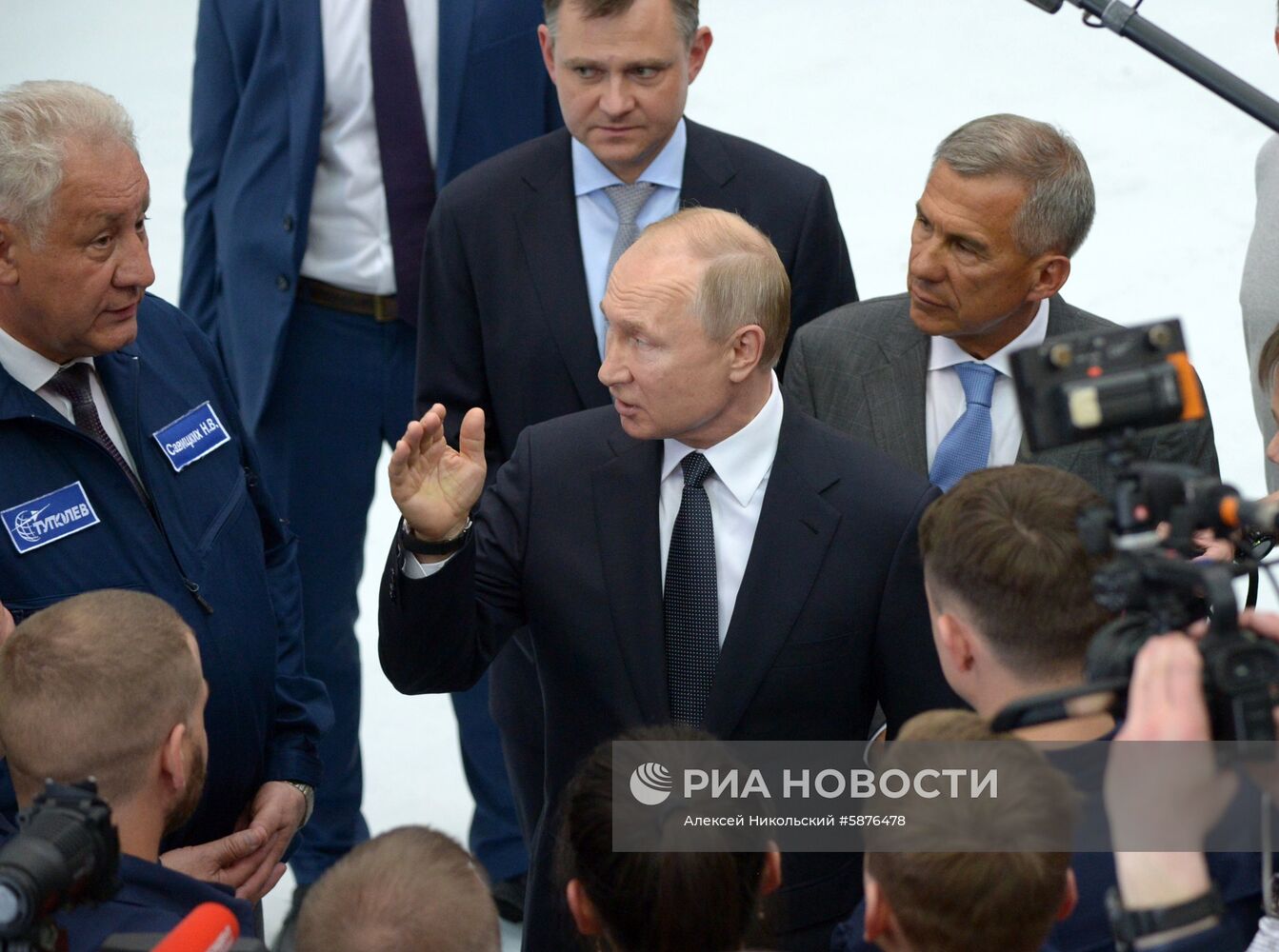 Рабочая поездка президента РФ В. Путина в Татарстан