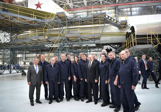 Рабочая поездка президента РФ В. Путина в Татарстан