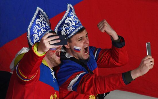 Хоккей. Чемпионат мира. Матч Россия - Чехия