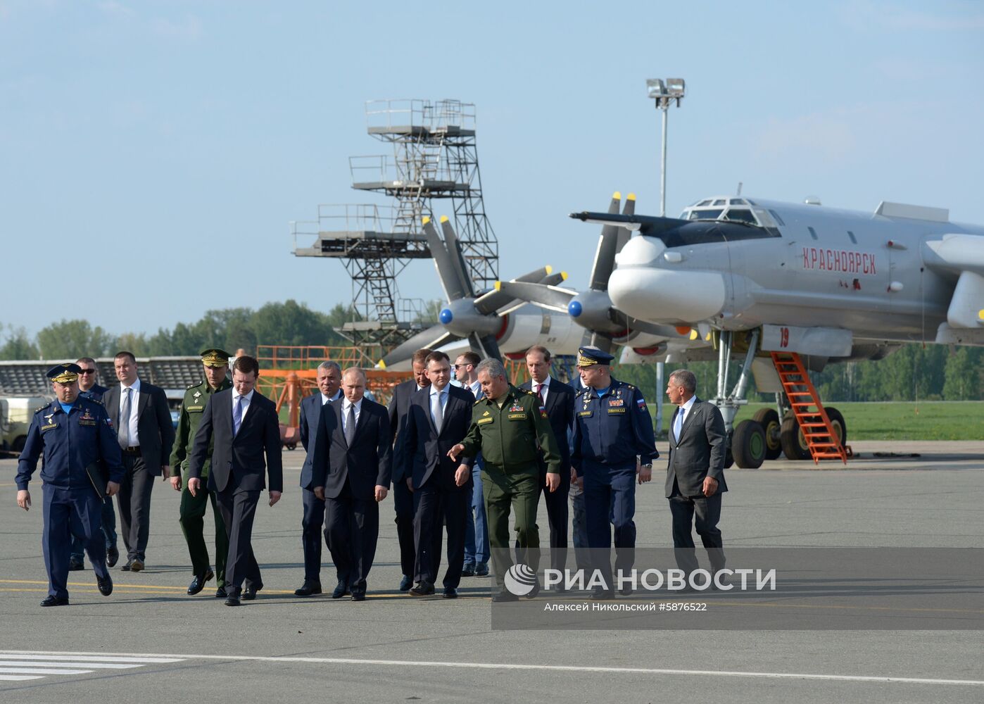 Рабочая поездка президента РФ В. Путина в Татарстан