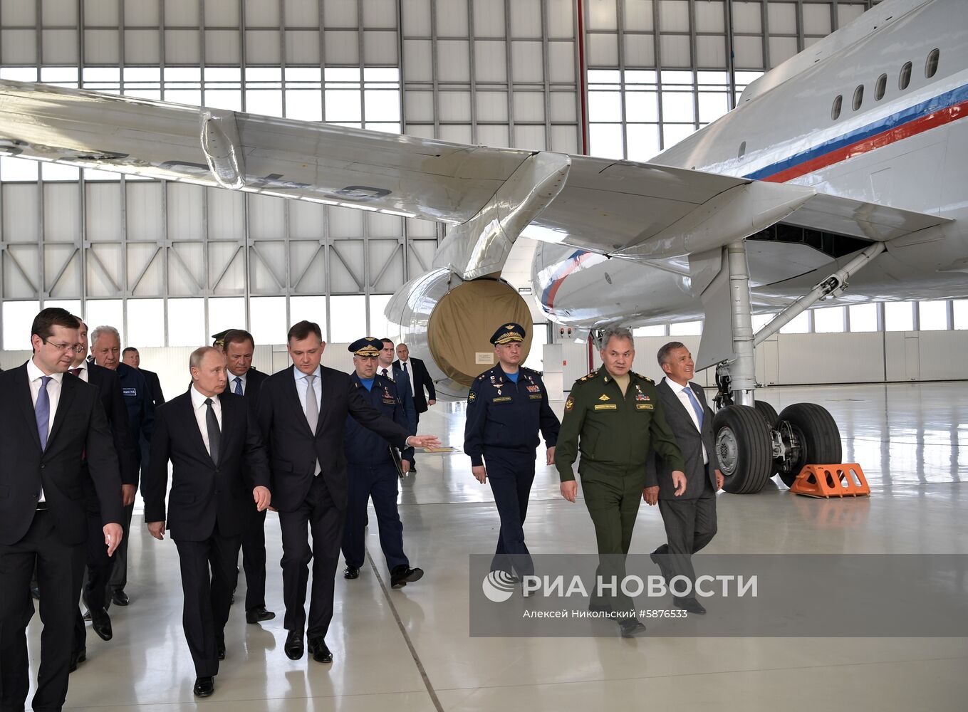 Рабочая поездка президента РФ В. Путина в Татарстан