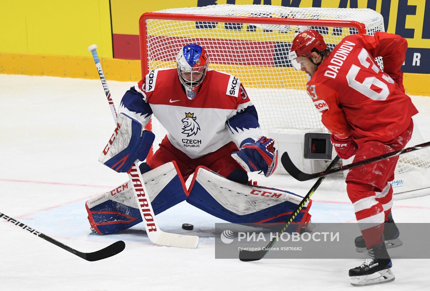 Хоккей. Чемпионат мира. Матч Россия - Чехия