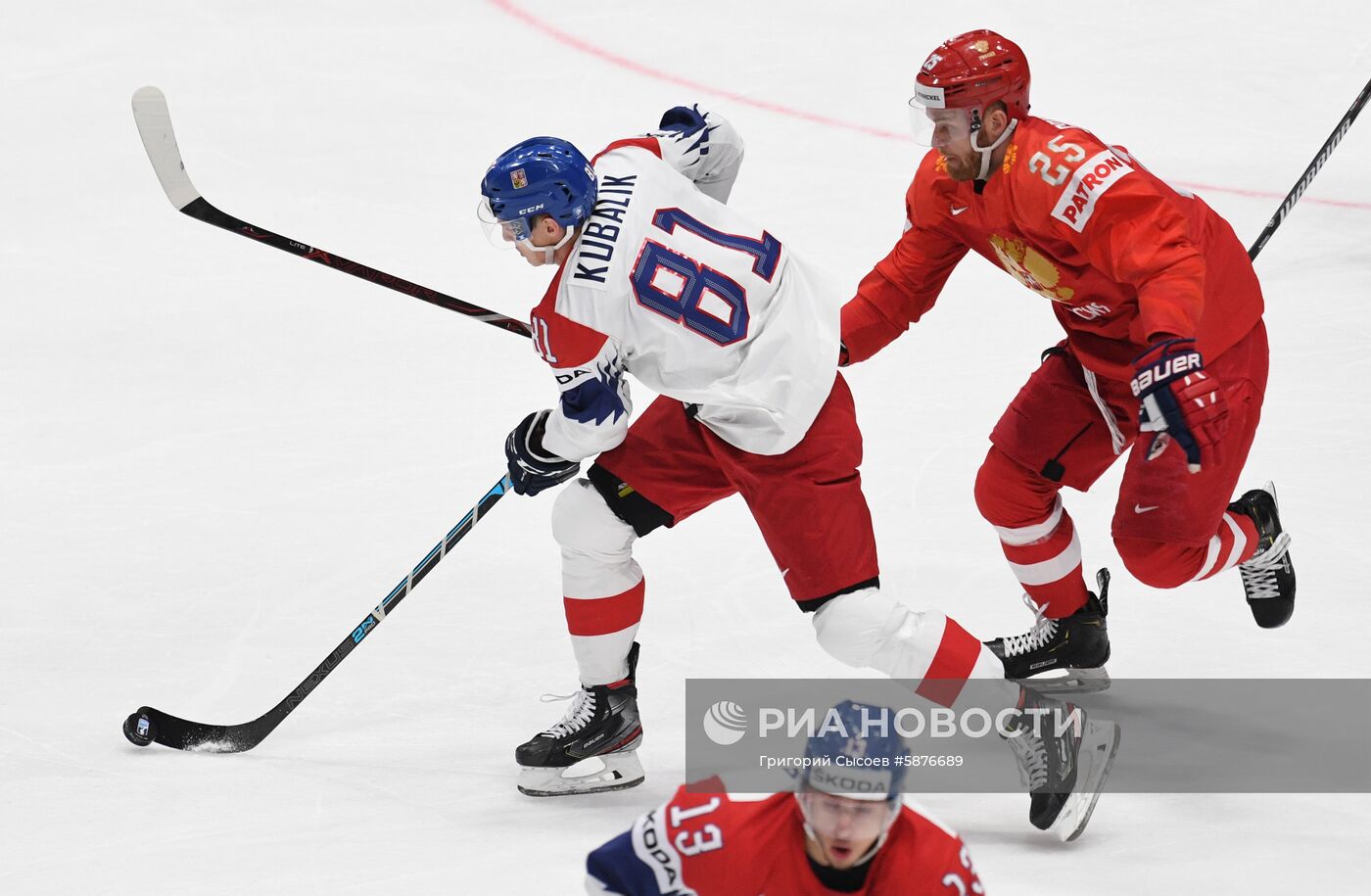 Хоккей. Чемпионат мира. Матч Россия - Чехия