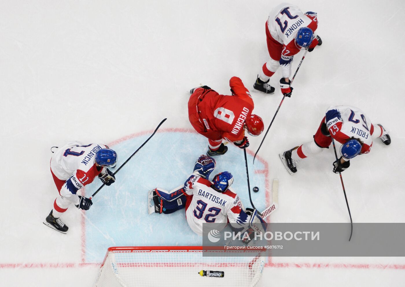 Хоккей. Чемпионат мира. Матч Россия - Чехия