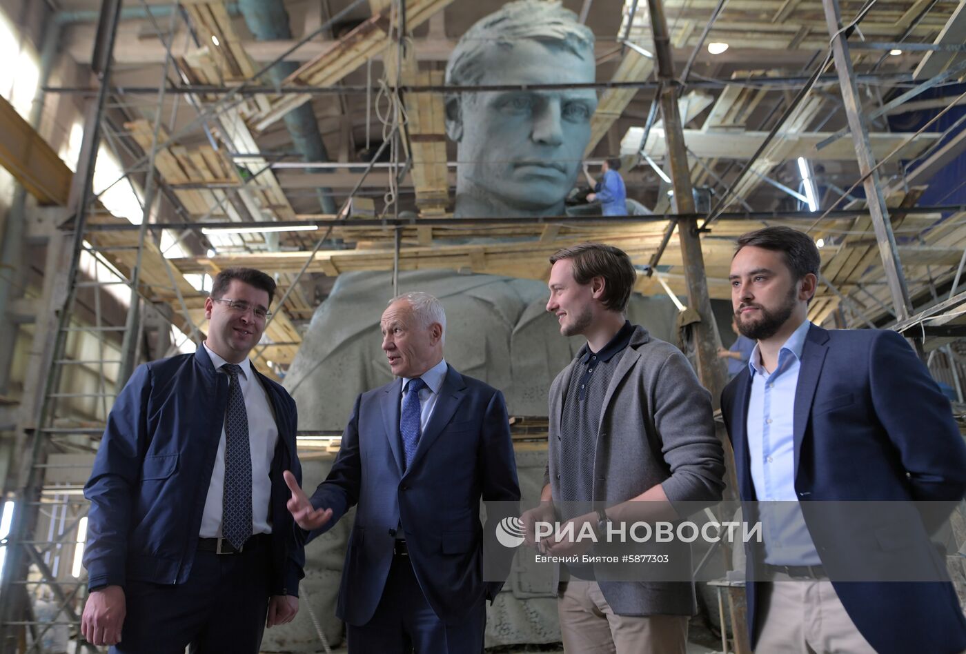 Изготовление фигуры солдата для Ржевского мемориала