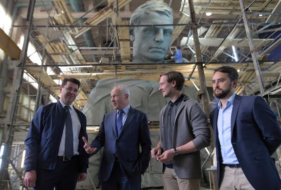 Изготовление фигуры солдата для Ржевского мемориала