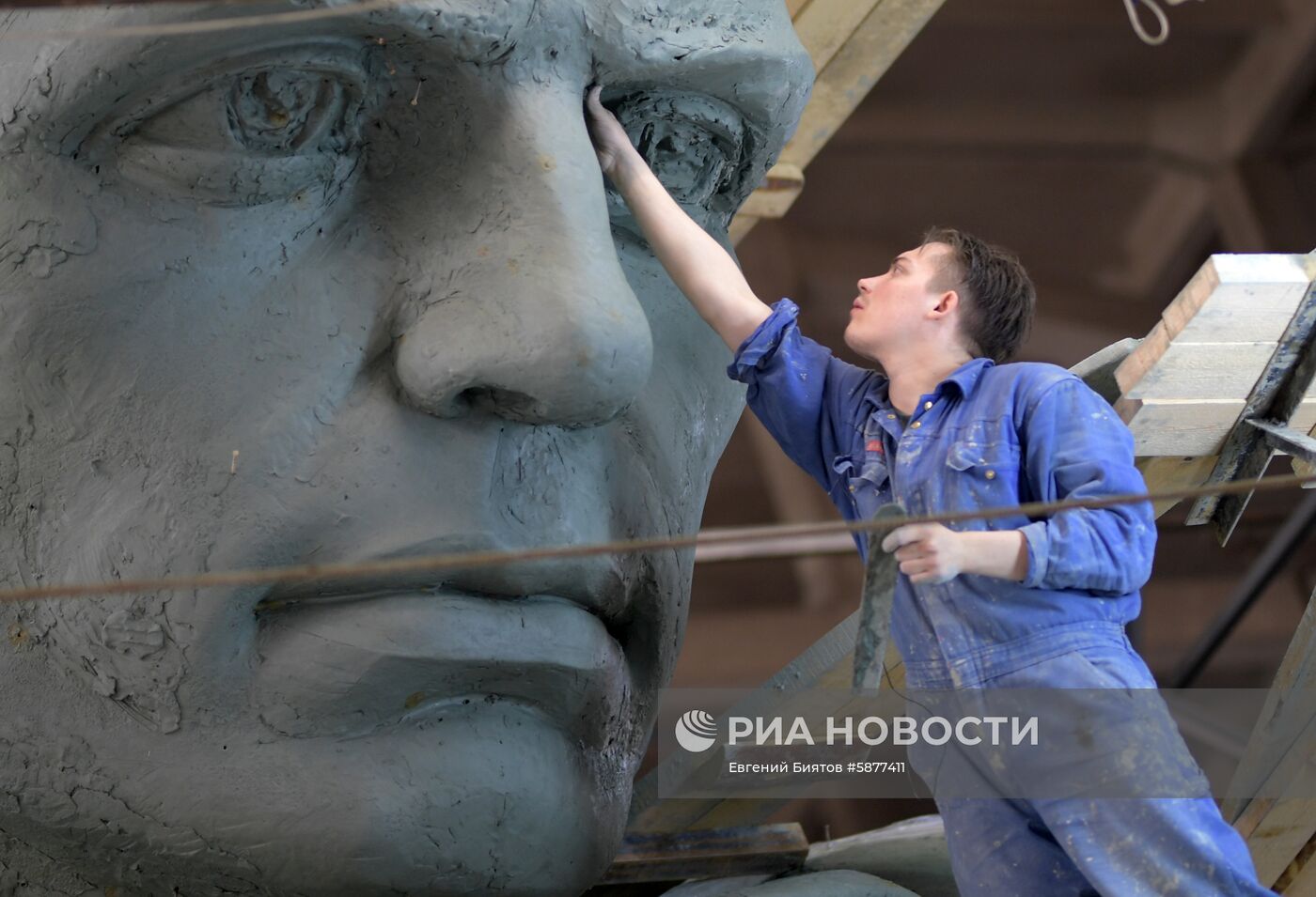 Изготовление фигуры солдата для Ржевского мемориала