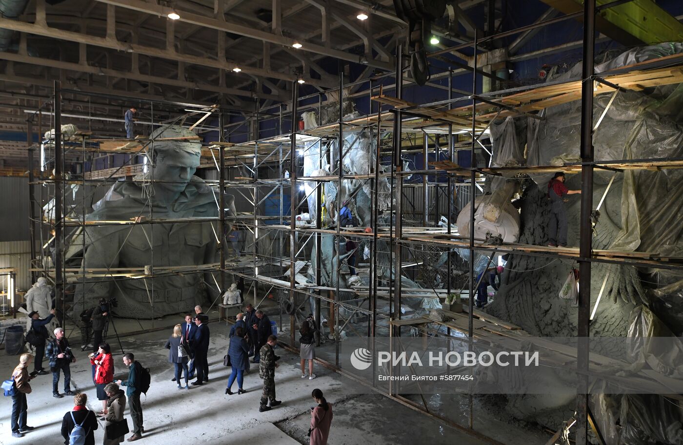 Изготовление фигуры солдата для Ржевского мемориала