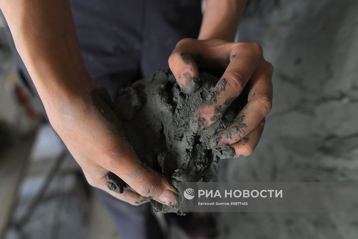 Изготовление фигуры солдата для Ржевского мемориала