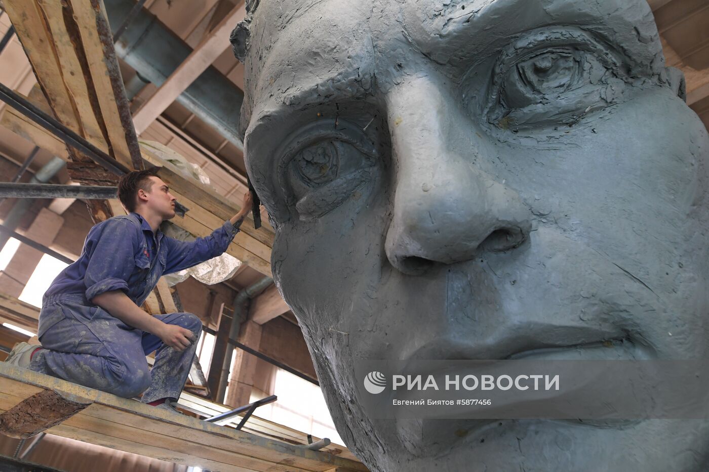 Изготовление фигуры солдата для Ржевского мемориала