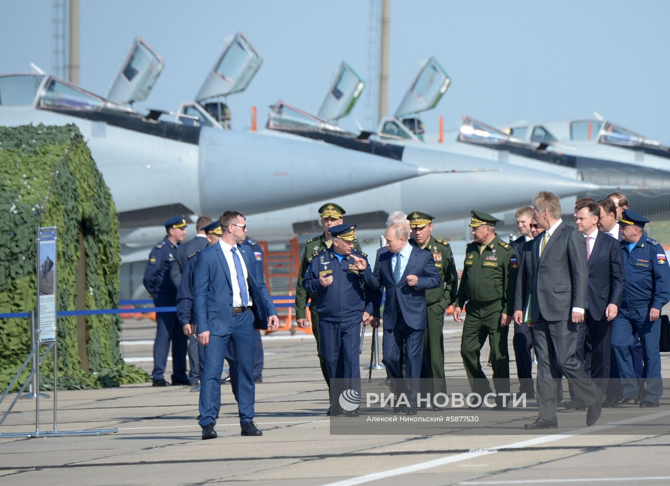 Рабочая поездка президента РФ В. Путина в Астраханскую область