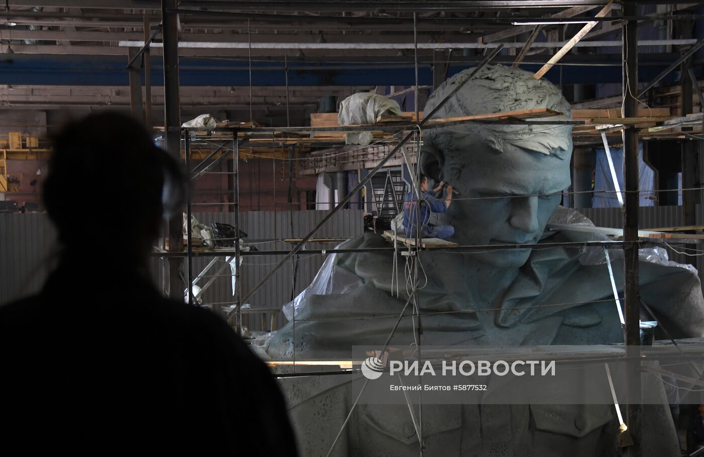 Изготовление фигуры солдата для Ржевского мемориала