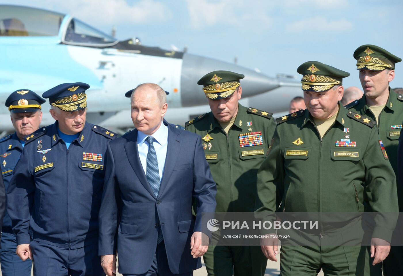 Рабочая поездка президента РФ В. Путина в Астраханскую область