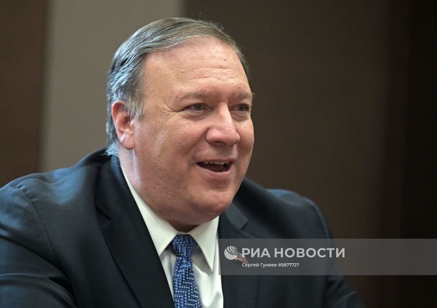 Президент РФ В. Путин встретился в Сочи с госсекретарем США М. Помпео и главой МИД РФ С. Лавровым