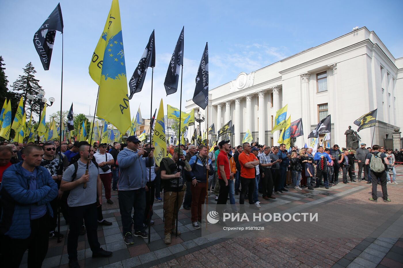 Акция протеста автомобилистов в Киеве