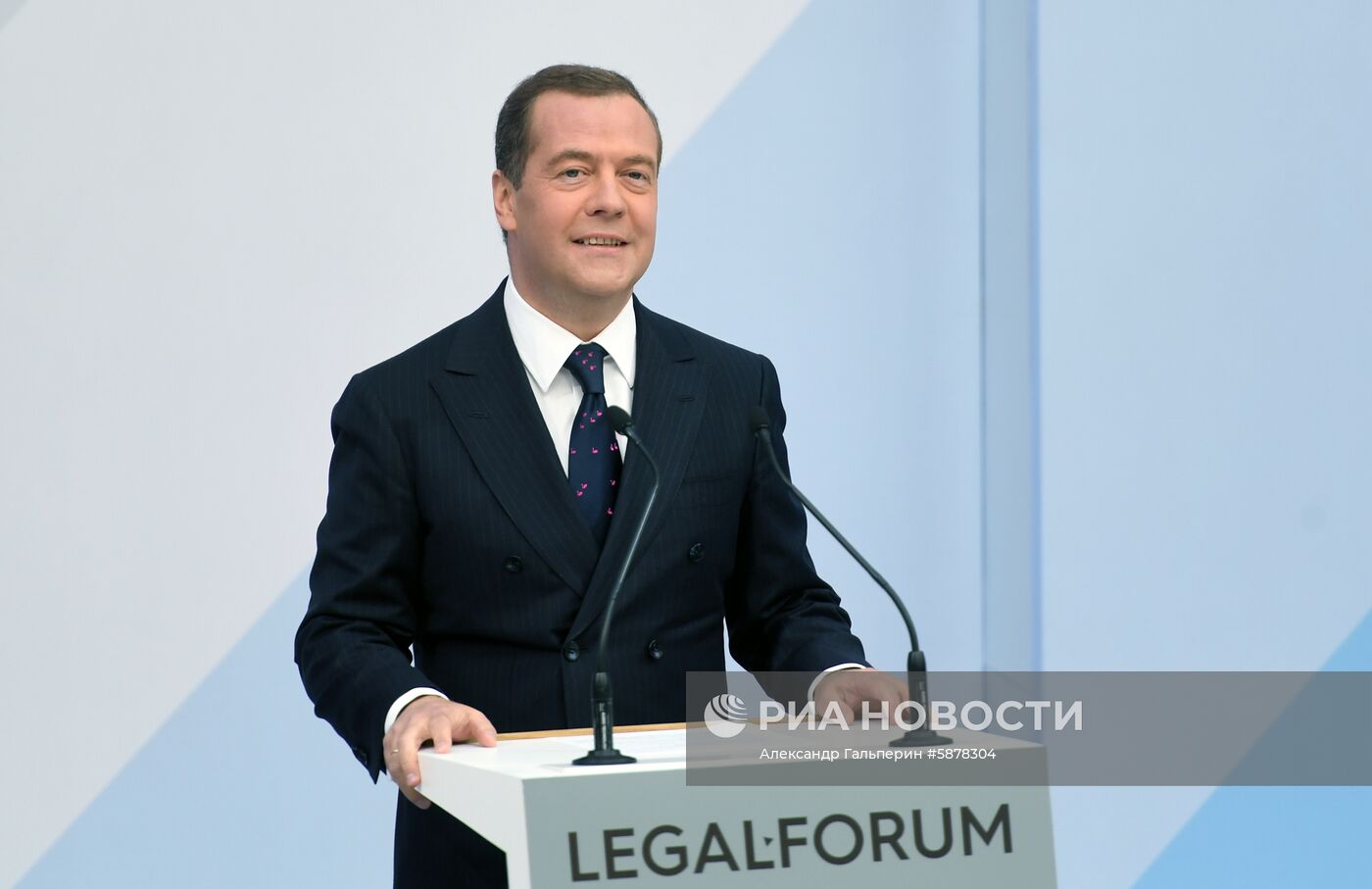 Рабочая поездка премьер-министра РФ Д. Медведева в Санкт-Петербург