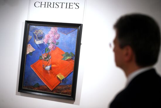 Картина К. Петрова-Водкина на аукционе русского искусства Christie's