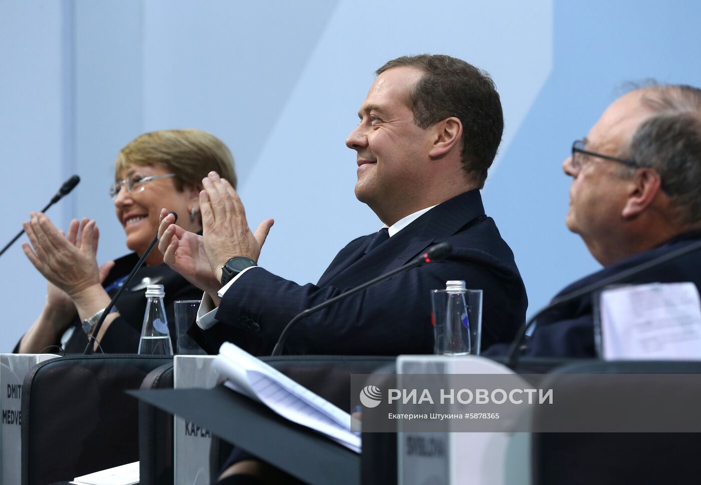 Рабочая поездка премьер-министра РФ Д. Медведева в Санкт-Петербург