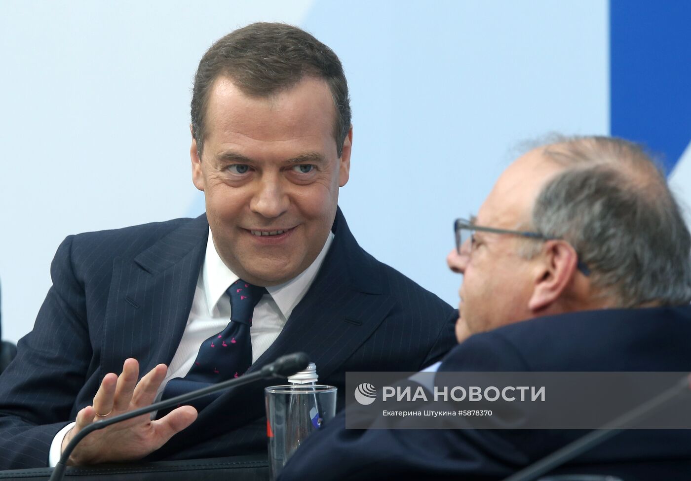 Рабочая поездка премьер-министра РФ Д. Медведева в Санкт-Петербург