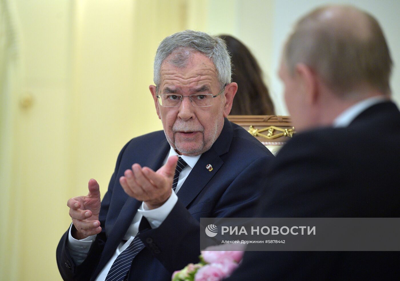 Встреча президента РФ В. Путина с президентом Австрии А. ван дер Белленом