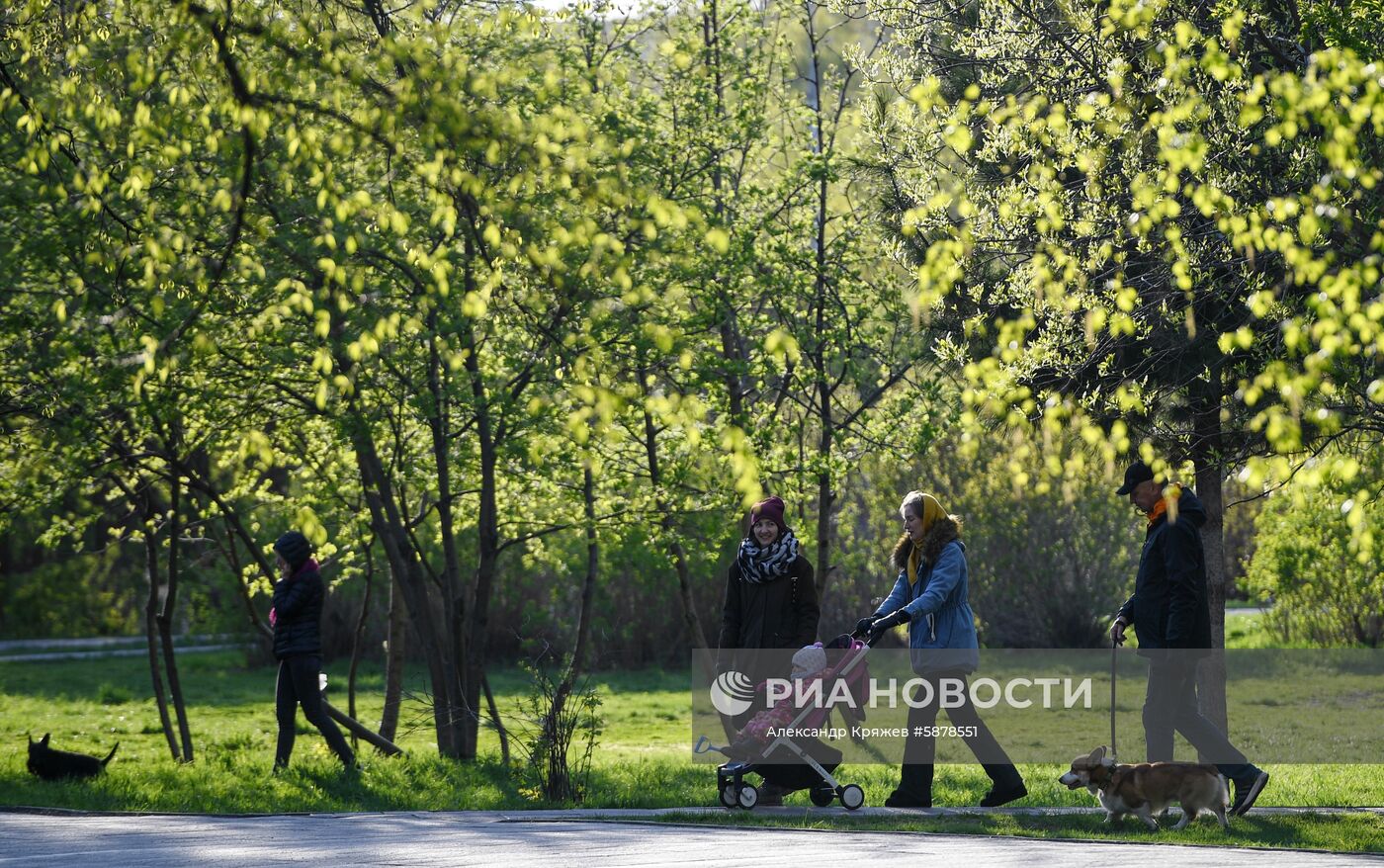 Весна в Новосибирске