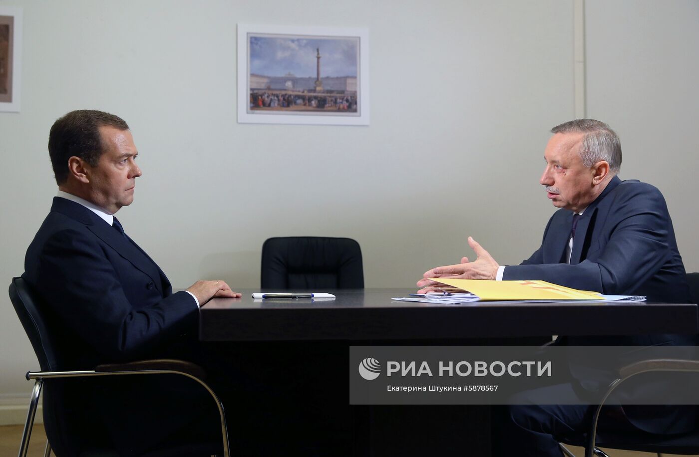 Рабочая поездка премьер-министра РФ Д. Медведева в Санкт-Петербург