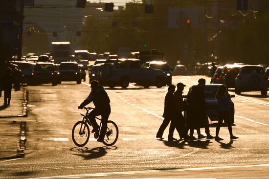 Весна в Новосибирске