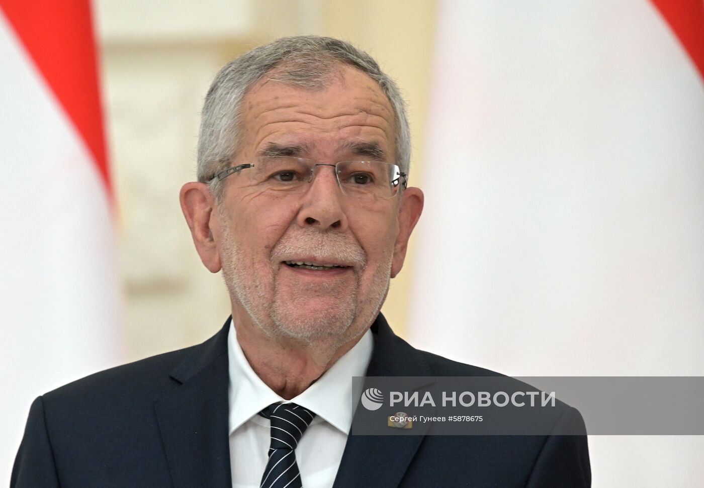 Встреча президента РФ В. Путина с президентом Австрии А. ван дер Белленом