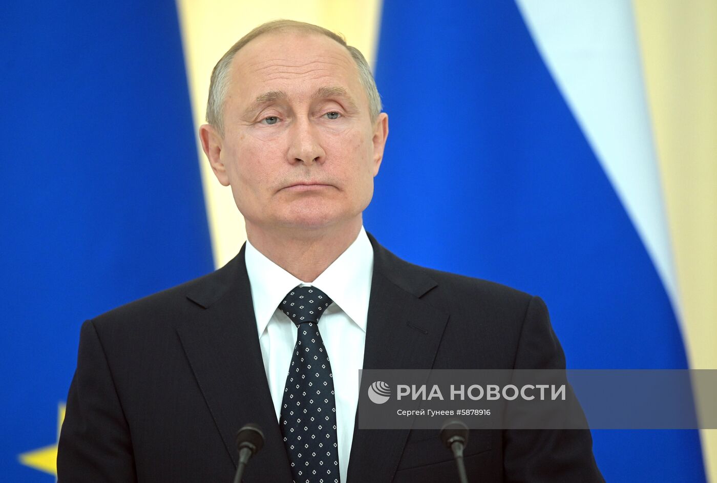 Встреча президента РФ В. Путина с президентом Австрии А. ван дер Белленом