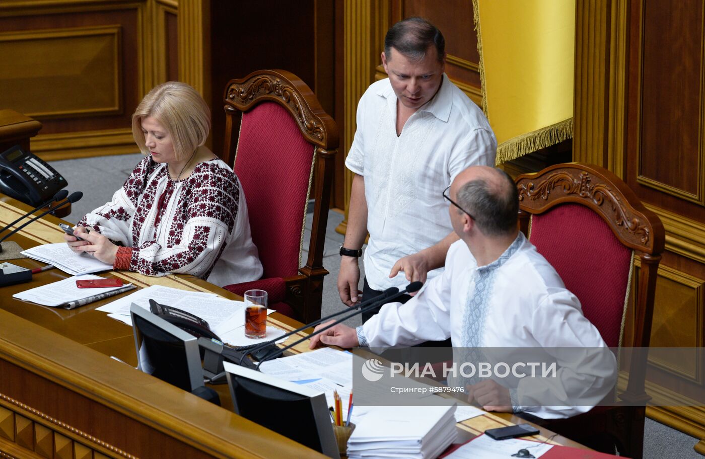 Заседание Верховной рады Украины