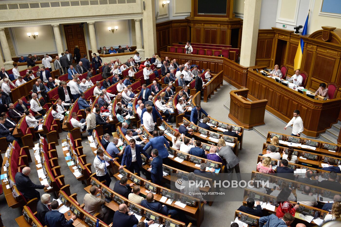 Заседание Верховной рады Украины