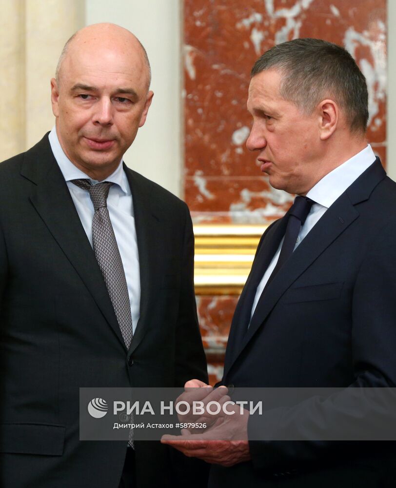 Премьер-министр РФ Д. Медведев провел заседание правительства РФ