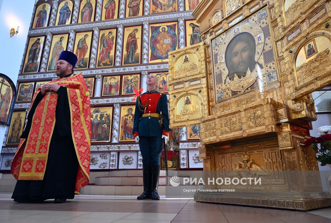 Главную икону храма вооруженных сил РФ доставили в Ростов-на-Дону