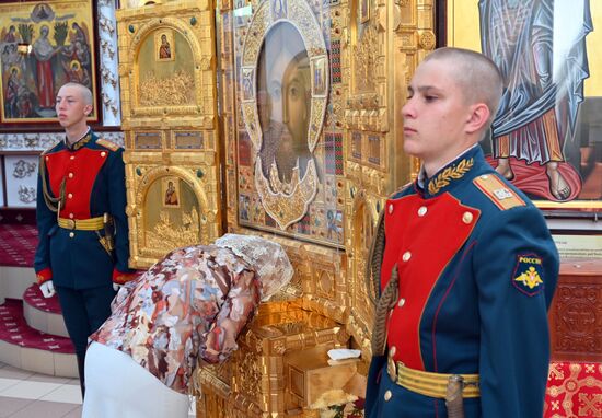 Главную икону храма вооруженных сил РФ доставили в Ростов-на-Дону