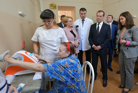 Рабочая поездка премьер-министра РФ Д. Медведева в Ростовскую область 