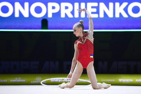 Художественная гимнастика. Чемпионат Европы. Первый день