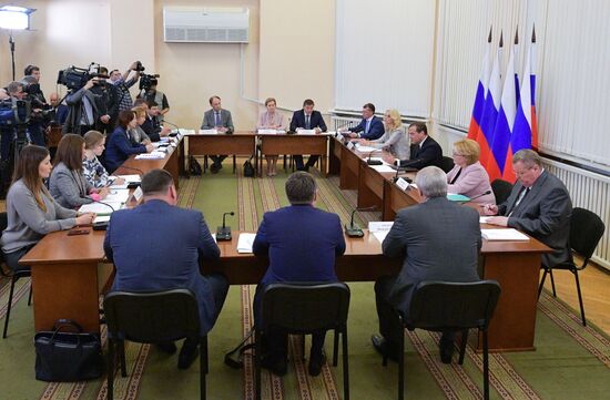 Рабочая поездка премьер-министра РФ Д. Медведева в Ростовскую область 