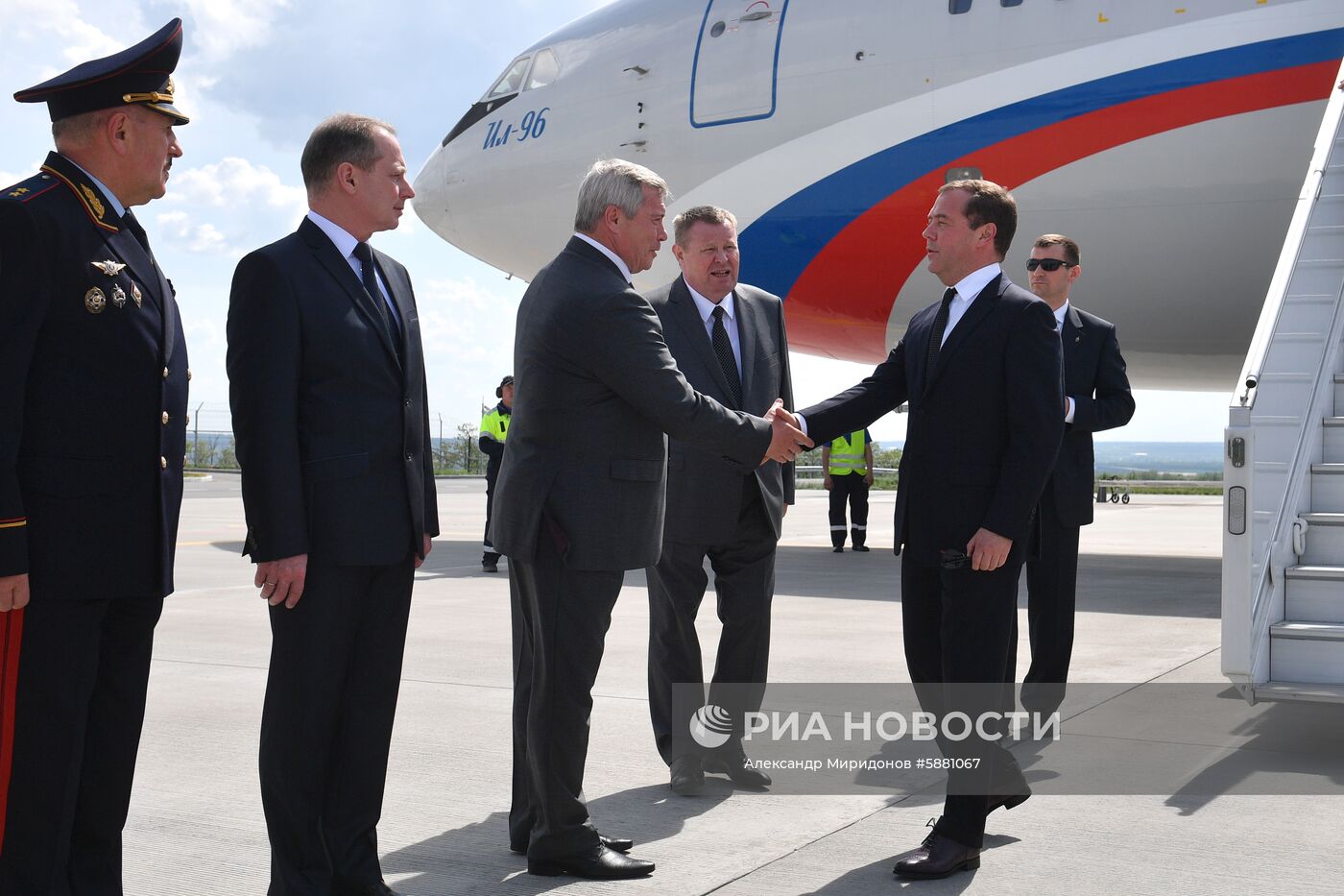 Рабочая поездка премьер-министра РФ Д. Медведева в Ростовскую область 
