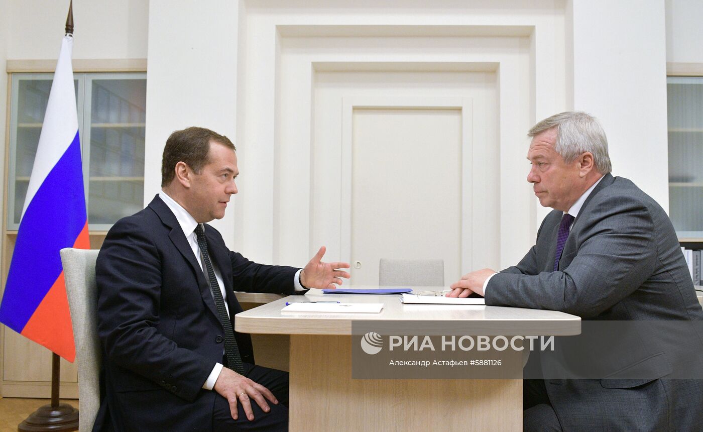 Рабочая поездка премьер-министра РФ Д. Медведева в Ростовскую область 