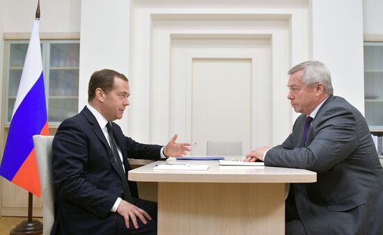 Рабочая поездка премьер-министра РФ Д. Медведева в Ростовскую область 