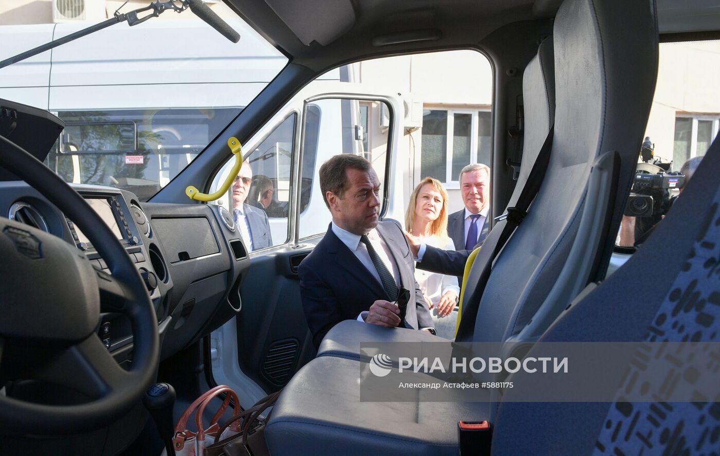 Рабочая поездка премьер-министра РФ Д. Медведева в Ростовскую область 